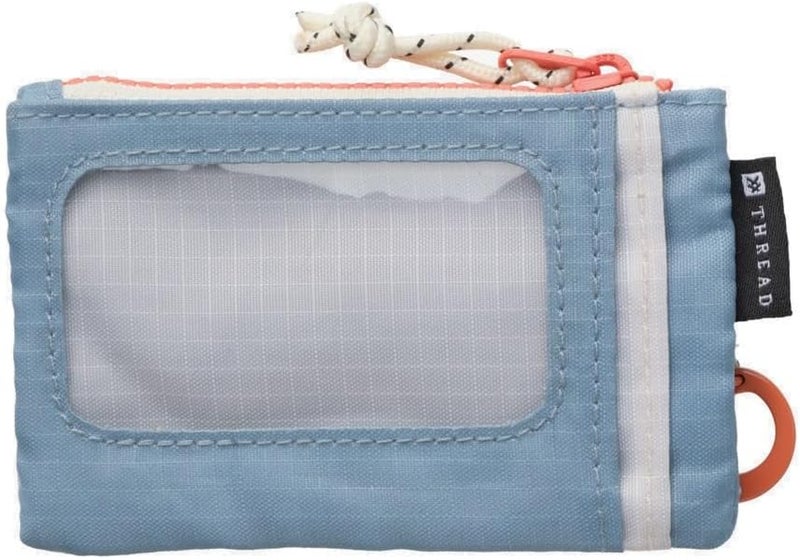 Thread Wallets Pouch Wallet – Compact Zip Wallet with Clear ID Window, Coin & Card Pockets, and Key Stash – Lightweight Rip-Stop Travel Wallet for Men & Women (Wilson) - Image 2